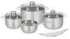 ELO Basic Brillant Set di pentole in acciaio inox con scala Anteprima dell’immagine prodotto 1