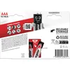The back of an Energizer AAA battery package, showing warning symbols, product information, and recycling instructions. Anteprima dell’immagine prodotto
