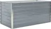 vidaXL Hochbeet 160 x 80 x 77 cm Verzinkter Stahl Grau Produktbild-Vorschau 1
