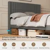 Underneath a bed, showing storage space and items that can be stored. Náhľad obrázku produktu