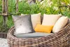 MuchoWow® Outdoor Kissen - Marmor - Gold - Weiß - Trendy - Produktbild-Vorschau 3