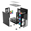 SAVIO PC Case Raptor X1 ARGB Glass/Mesh Schwarz Produktbild-Vorschau 5