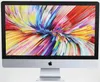 A front view of an Apple iMac computer with a colorful abstract wallpaper displayed on the screen. Produktbild-Vorschau