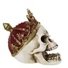 Teschio con  - Halloween, decorazione, statuetta, gotico Anteprima dell’immagine prodotto 2