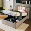 okwish Polsterbett 90x200cm, Einzelbett-Leselampe mit Produktbild-Vorschau 4