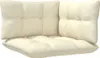 vidaXL 3-tlg. Garten-Lounge-Set mit Kissen in Creme Produktbild-Vorschau 15