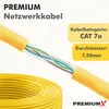 PremiumX 500m CAT 7A Netzwerkkabel Simplex LAN Kabel Produktbild-Vorschau 3