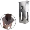 Metallsockel Standfuß für Wallbox Montagepfosten aus Stahl Produktbild-Vorschau 1