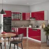 Eckküche Vicco R-Line Rot Hochglanz 247 x 60 cm , AP Produktbild-Vorschau 6