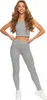 Leggings de algodón a rayas para mujer. Pantalones largos y Vista previa de la imagen del producto 6