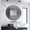 AICA Rund Badspiegel 100cm LED Wandspiegel mit Produktbild-Vorschau 3