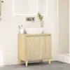 A bathroom vanity with a sink and faucet. Anteprima dell’immagine prodotto