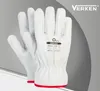 12 Paar Arbeitshandschuhe aus Ziegenleder Gr. 10 Handschuhe Produktbild-Vorschau 2