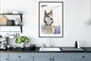 MuchoWow® Gerahmtes Poster Sibirischer Husky im Schnee Produktbild-Vorschau 4