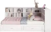 Massivholzsofa(Weiß)Mit Ausziehbarem Bett,Mit Produktbild-Vorschau 7