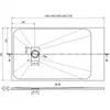 Mexen Hugo rechteckige Duschwanne SMC 160 x 70 cm, Weiß - Produktbild-Vorschau 6