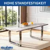 DanDiBo 2x nohy stolu z nerezové oceli 72 x 60 cm rám stolu Náhled obrázku produktu 8