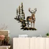 Wallity, Deer 3, Wanddeko, Mehrfarbig, Metall, 65 x 79 cm Produktbild-Vorschau 1