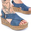 Rieker Damen Sandalen Plateau Keilabsatz 68184, Größe:38 Produktbild-Vorschau 38