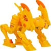 A yellow toy robot in the shape of a cheetah on a white background. Anteprima dell’immagine prodotto
