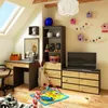 Komoda AKORD CL100 Grafit Szary 100 cm 6 szuflad kolor Dąb Podgląd zdjęcia produktu 6