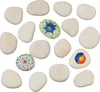 Relaxdays Pietre da dipingere, pietre decorative piatte, 2 Anteprima dell’immagine prodotto 1