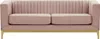 SLF24 - Dreisitzer-Sofa Slender Wood - helllila - Velluto Produktbild-Vorschau 1