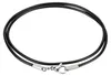 Auroris leren ketting, zwart, dikte 2 mm, met Productafbeelding-voorbeeld 3