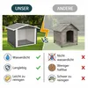 Hundehütte Outdoor XXL Metall 102x91x84cm Wasserdicht Produktbild-Vorschau 7