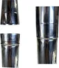 Edelstahl Rauchrohr - Lange 1000mm 1m - Ofenrohr Produktbild-Vorschau 3