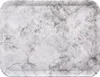 Obdélníkový podnos 33x43cm s bílým mramorovým efektem - 5 Náhled obrázku produktu 1