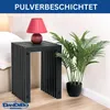 DanDiBo Lamellenhocker Hocker Metall Schwarz Eckig BASE Produktbild-Vorschau 6