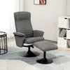 HOMCOM relaxfauteuil met voetbankje, verstelbare Productafbeelding-voorbeeld 2