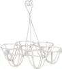 Clayre & Eef Eierhalter Ø 19x19 cm Weiß Metall Produktbild-Vorschau 2
