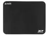 A black mousepad with brand logos. Anteprima dell’immagine prodotto