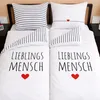 Partner Bettwäsche Set 4-teilig 135x200 80x80 cm Produktbild-Vorschau 1