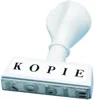 WEDO Textstempel KOPIE 19324 45mm Kunststoff weiß Produktbild-Vorschau 1
