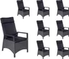 LC Garden Keramo Positionsstuhl Aluminium/Polyrattan inkl. Produktbild-Vorschau 5
