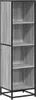 Libreria grigia Sonoma 40x35x139 cm in materiale ligneo Anteprima dell’immagine prodotto 1