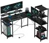 HOMCOM Schreibtisch, L-förmiger Computertisch 137 x 140 x Produktbild-Vorschau 1