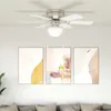 vidaXL Deckenventilator mit Licht Ø 82 cm Weiß Produktbild-Vorschau 2