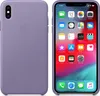 Coque arrière en cuir pour Apple iPhone Xs Max - Lila Voir les images du produit 4