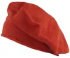 Kopka Steg-Baskenmütze aus reinem Cashmere in rot