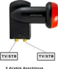 Megasat 0400012, Twin LNB, 10,7 - 12,75 GHz, 60 dB, 0,1 dB, Produktbild-Vorschau 2