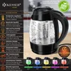 KESSER® 1,8L Edelstahl Wasserkocher 2200W, Glaswasserkocher Produktbild-Vorschau 2