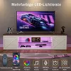 TV-Lowboard Landhausstil 148 cm, Walnuss-Optik, TV-Schrank Produktbild-Vorschau 4