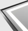 Badspiegel Led und Uhr 100x70 cm touch Kaltweiß Produktbild-Vorschau 2