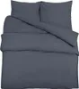 A neatly folded bed linen set, including a duvet cover and two pillowcases, laid out on a flat surface. Náhľad obrázku produktu