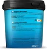 A close-up view of the side of a blue plastic container of BODYLAB Beta-Alanine powder. Produktbild-Vorschau