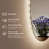 S'AFIELINA Specchio da bagno a LED specchio rotondo da Anteprima dell’immagine prodotto 5
